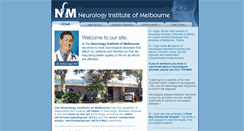 Desktop Screenshot of neurologyinstitutemelbourne.com